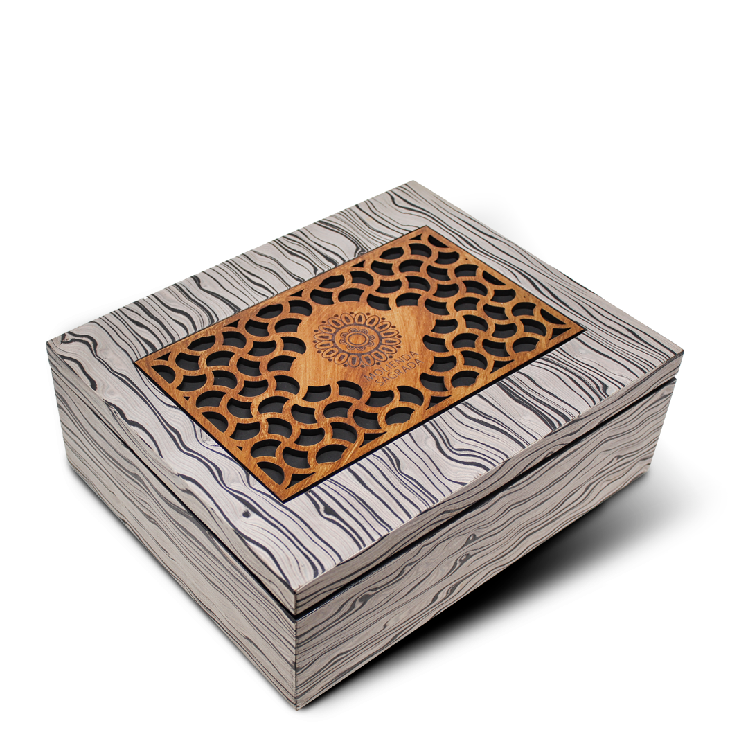 Caja de Madera para Sachets de 9 variedades