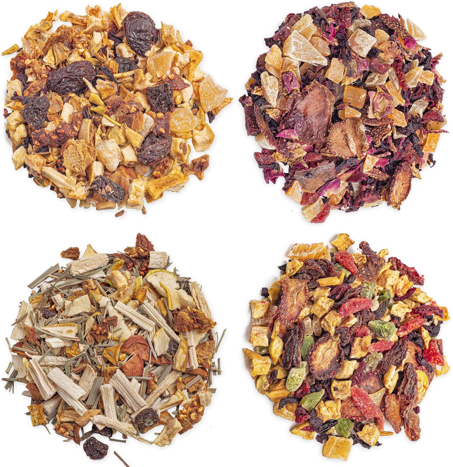 4 Pack Selección Tisanas Frutales 800 gr. más Infusor