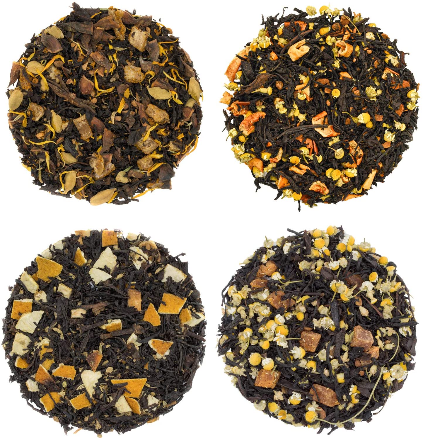 4 Pack Selección Blends con Té Negro , 800 gr. más Infusor