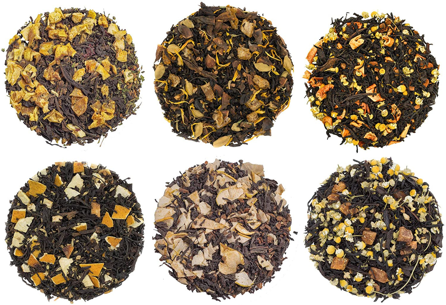 6 Pack Selección Blends con Té Negro 600 gr más Tetera Infusora