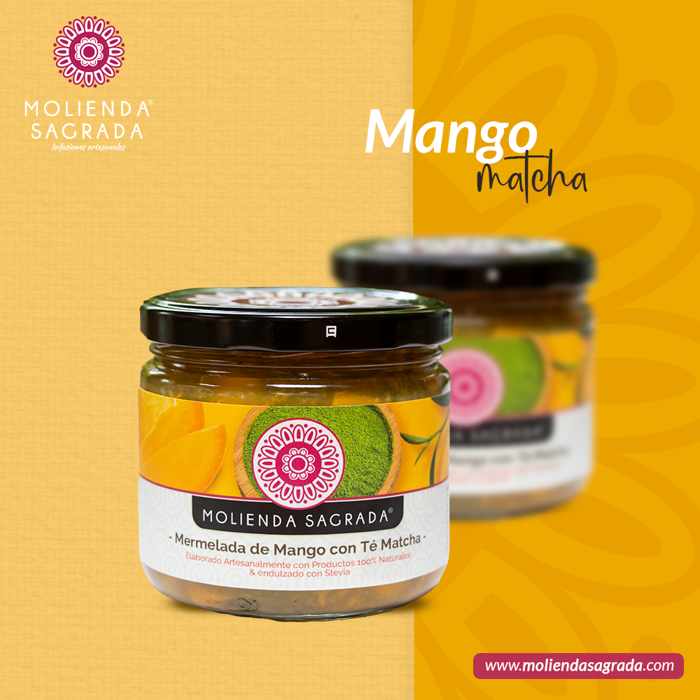 Mango con té matcha