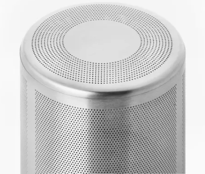 Taza de vidrio con infusor acero inox. 350 ml