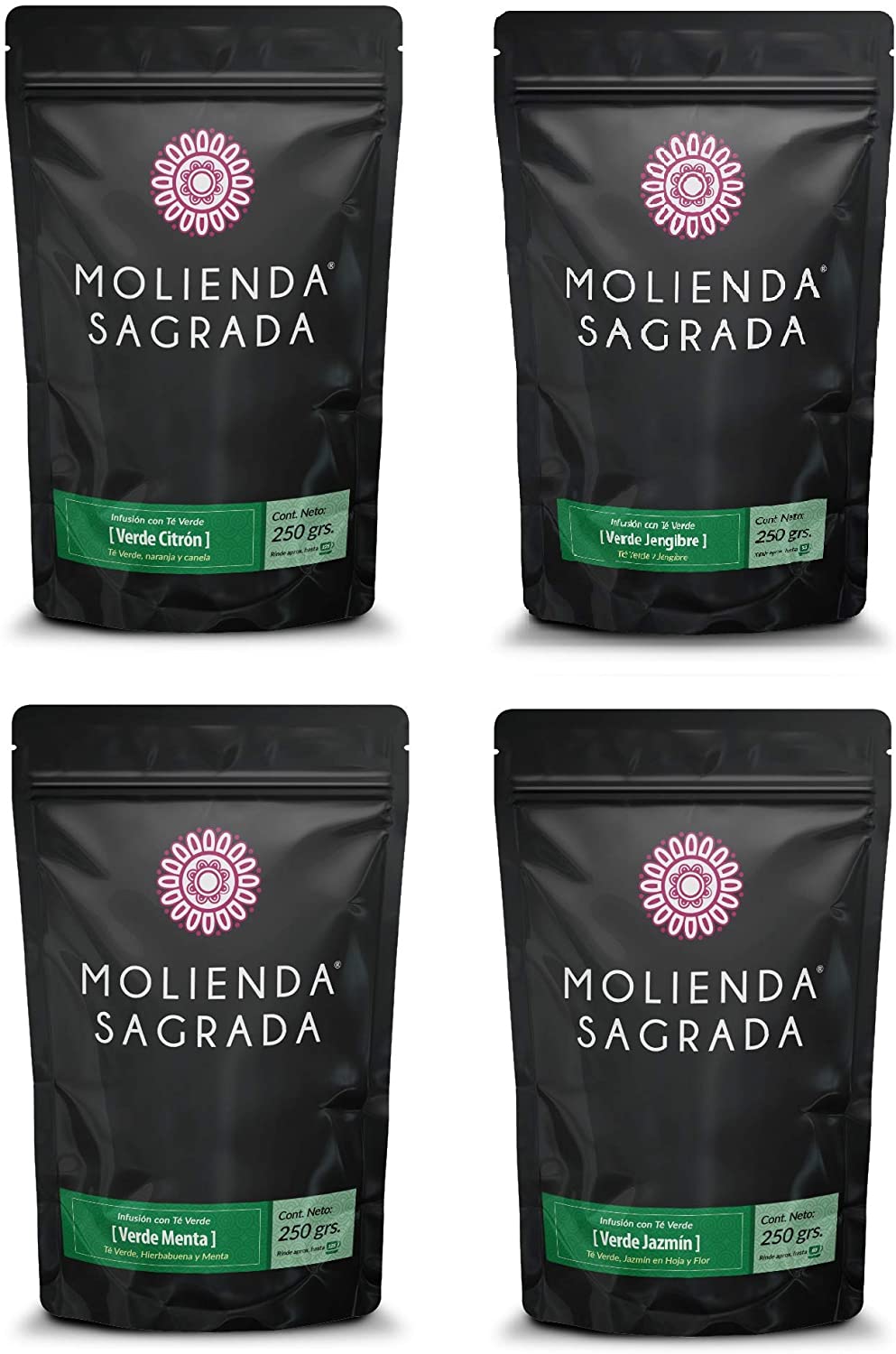 4 Pack Selección Blends con Té Verde 1 kg
