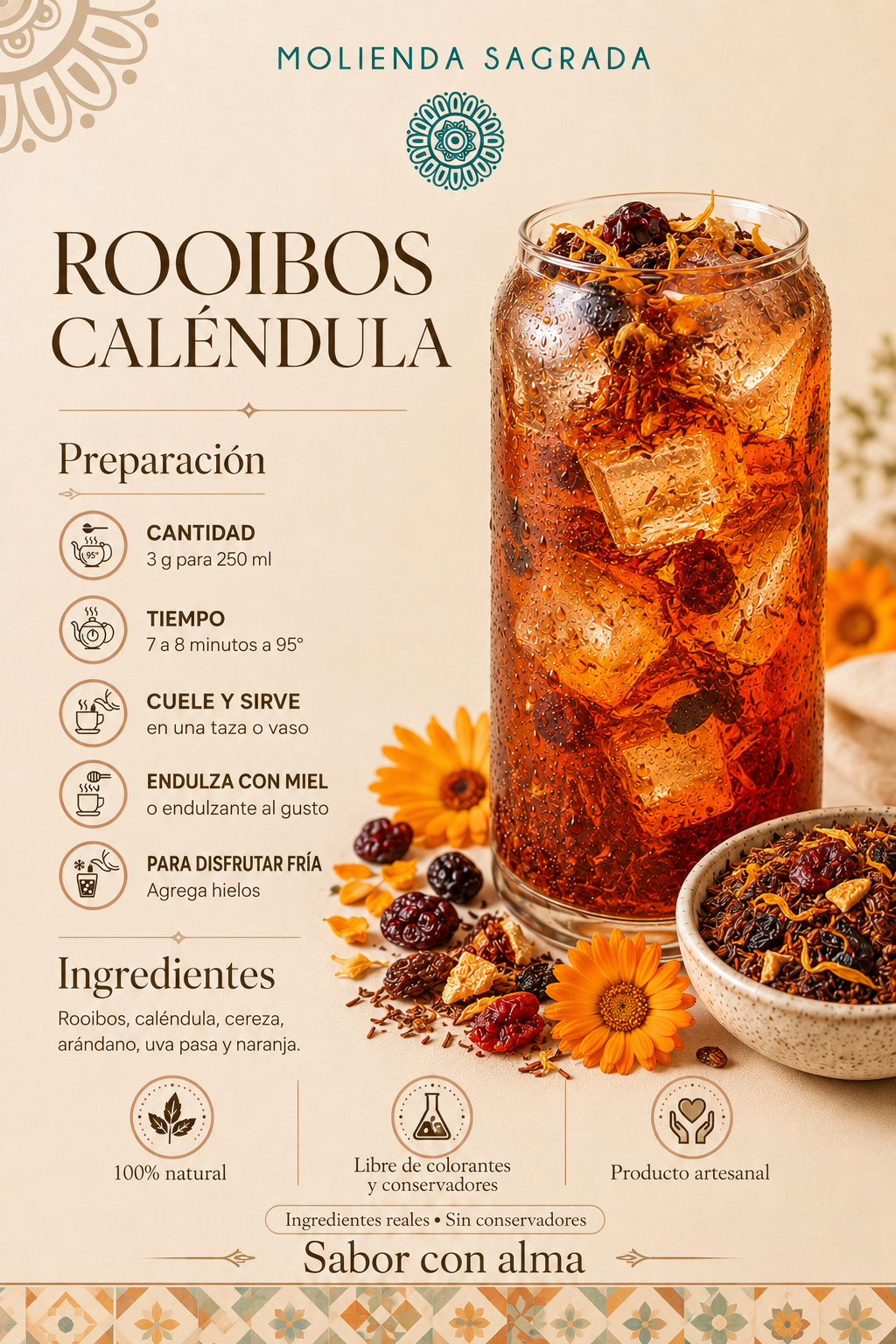 Rooibos Caléndula