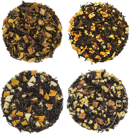 4 Pack Selección Blends con Té Negro , 800 gr. más Infusor